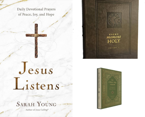 A comprehensive list of my best prayer book recommendations to add to your collection cover photo collage