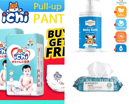 Baby needs a diaper,wipes & diaper rash ointment today 👶🏻👶🏻 cover photo collage