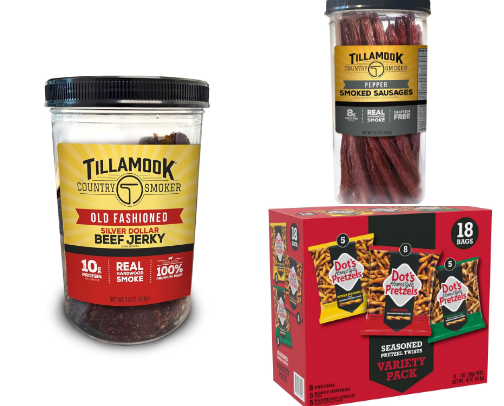 Snackable goods cover photo collage