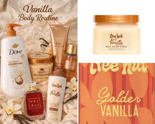 Vanilla Soft Skin Routine 🍦✨ (Smell Good All Day) cover photo collage