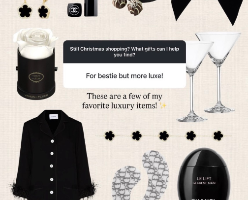 Lux Gifts For Her cover photo collage