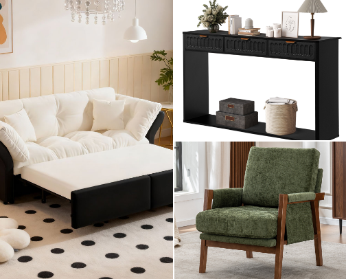 Wayfair Tax Sale | Up to 81% Off Living Room cover photo collage