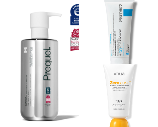My Affordable Skincare Routine (As a 20 Year Old in College) cover photo collage