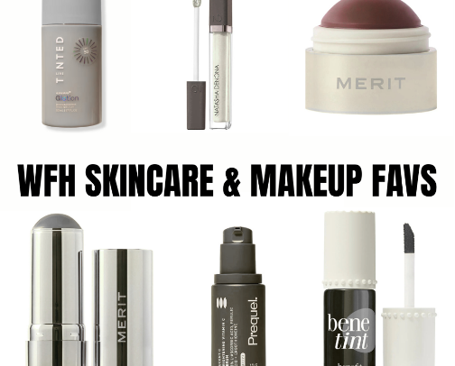 Bed to Meetings: WFH Makeup & Skincare Faves cover photo collage