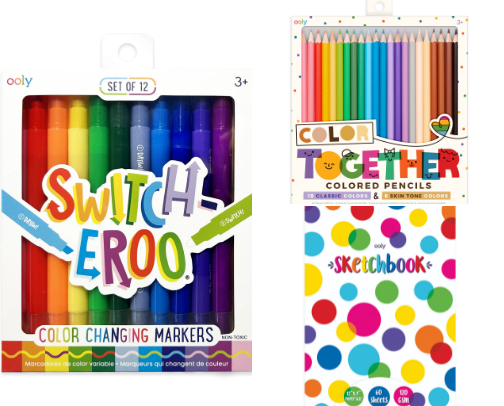 Art supplies for kids👧🏼🧒🏼 cover photo collage