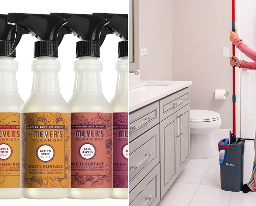 Cleaning Supplies cover photo collage