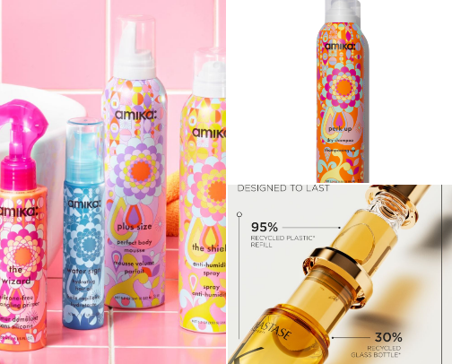 Fav hair items cover photo collage