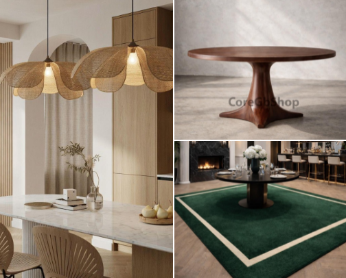 Everything You Need for a Modern Dining Space cover photo collage