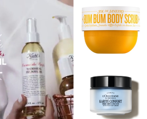 The Body Care Bible: 16 Essentials for Your Routine cover photo collage