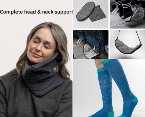 How to survive flights in economy cover photo collage