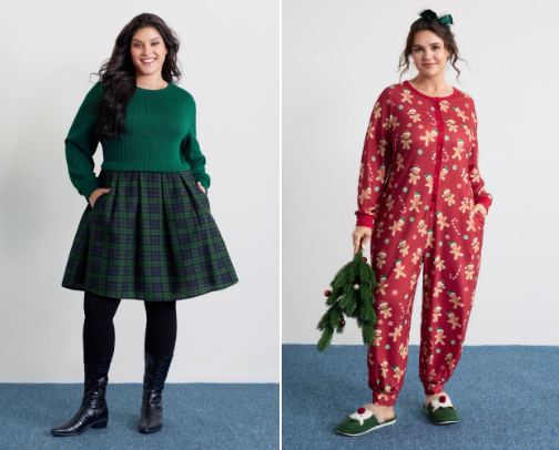 Plus Size Holiday Shopping Guide cover photo collage