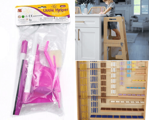 Montessori at Home cover photo collage