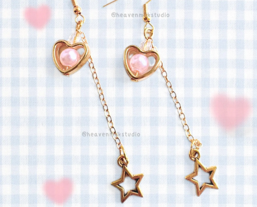 Earrings ⋆˚꩜｡ cover photo collage