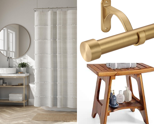 Luxury Bath on a Budget cover photo collage