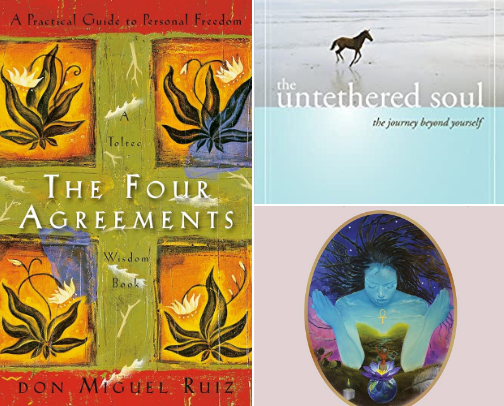 Soulful Reads for Growth & Healing Books That Feed The Spirit cover photo collage