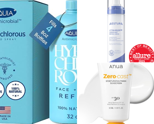 Skin care cover photo collage