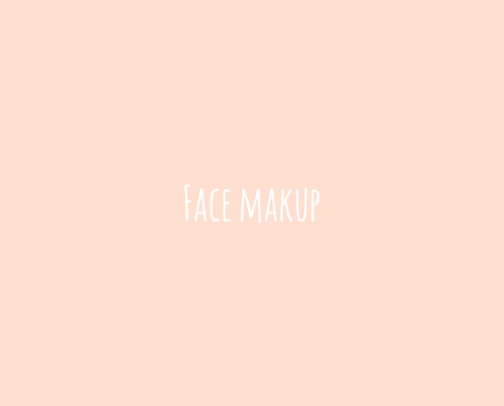 Face makeup cover photo collage