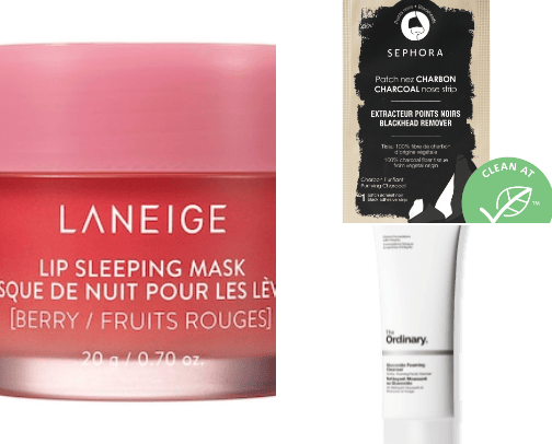 Skincare cover photo collage