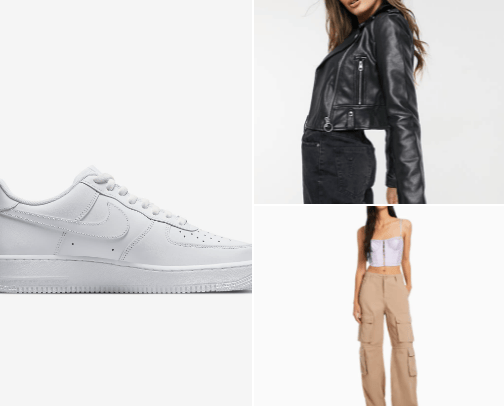 Fashion and clothes cover photo collage
