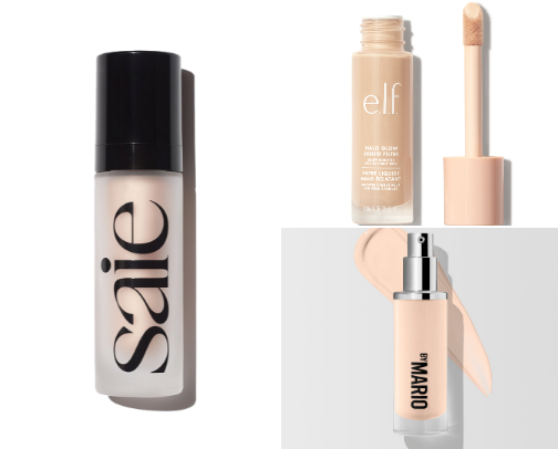 My favorite glowy makeup products cover photo collage