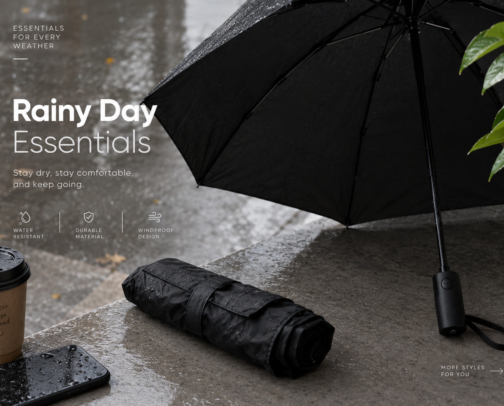Rainy Day Essentials: 18 Things You’ll Be Glad You Have cover photo collage