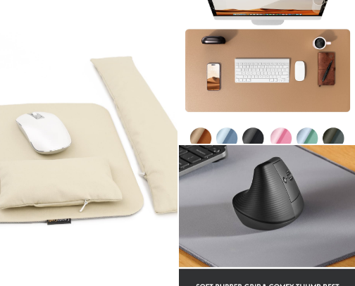 💚 My Work From Home Desk - Must Have! 🖥️ cover photo collage