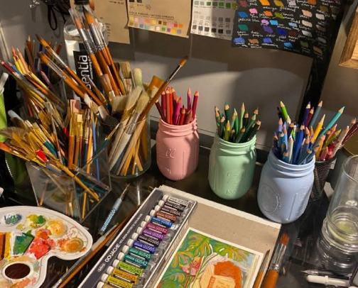My Favorite Coloring Art Supplies for my Not-so-Perfect  but Fun Art Hobby 🎨 cover photo collage