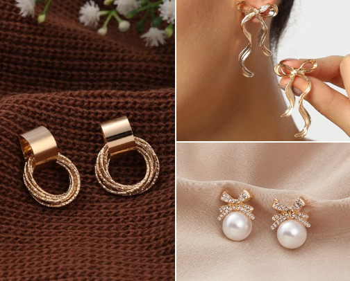 Earring cover photo collage