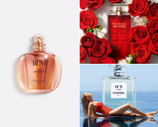 Femme  Fragrances cover photo collage