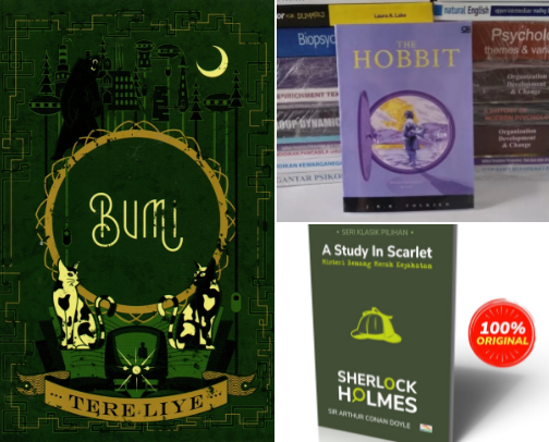 15 Buku Fiksi Terbaik yang Wajib Kamu Baca! cover photo collage
