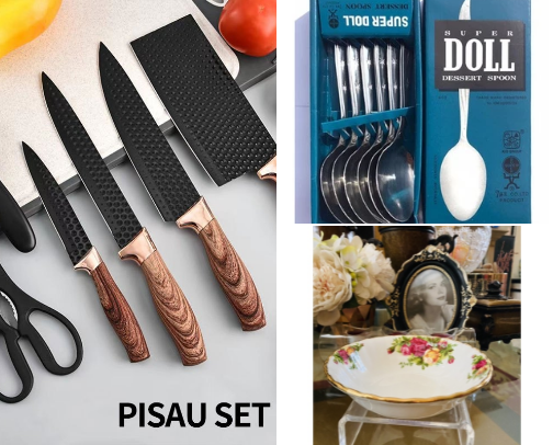 kitchen knife cover photo collage