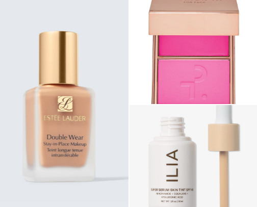 Sharing my top-shelf beauty heroes today 💋 the secret to effortless glow + glam 💄 cover photo collage