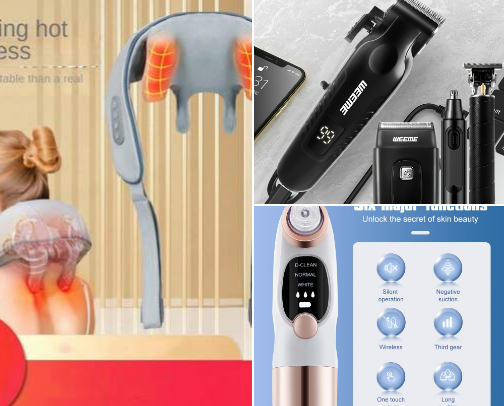 Personal care appliance cover photo collage