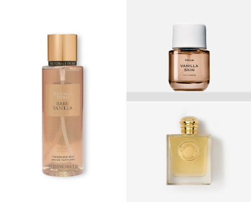 Best vanilla perfumes cover photo collage