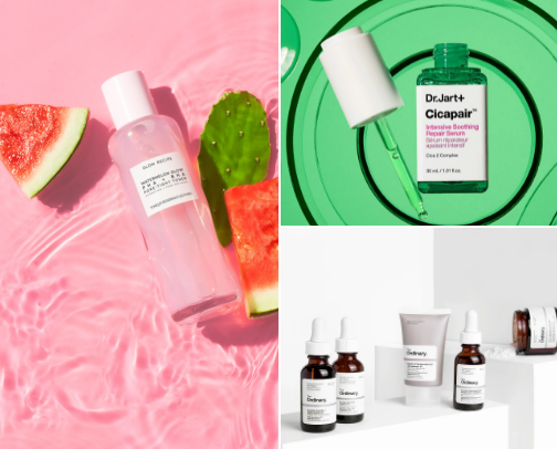 Skincare products - for sensitive skin🤍 cover photo collage