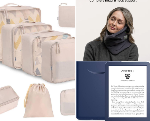 Best travel essentials. cover photo collage