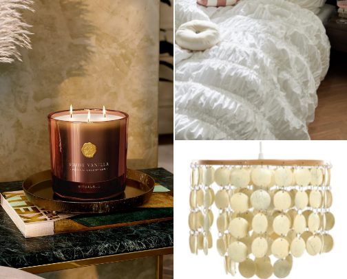 chic home decor cover photo collage
