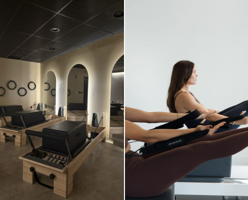 Pilates/Lagree Studios cover photo collage