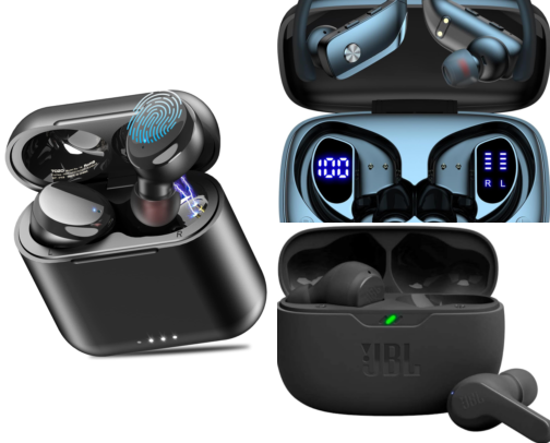 Many People's Favorite Earbuds 🎧 cover photo collage