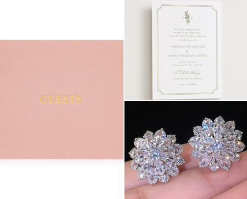 Dream wedding essentials cover photo collage