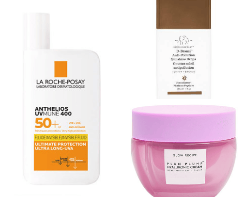 Skin care for summer cover photo collage