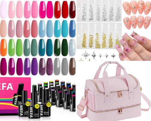 Ulitmate at home nails guide 💅 cover photo collage
