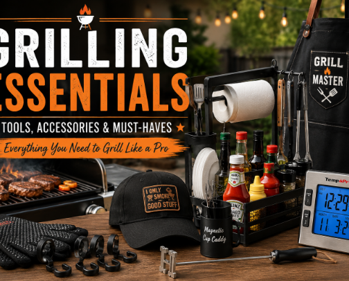 Grill Like a Pro: Must-Have BBQ Tools & Accessories for the Perfect Cookout cover photo collage