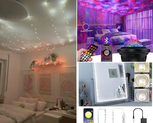 Room Glow-Up Complete!✨🪩🕯️ cover photo collage