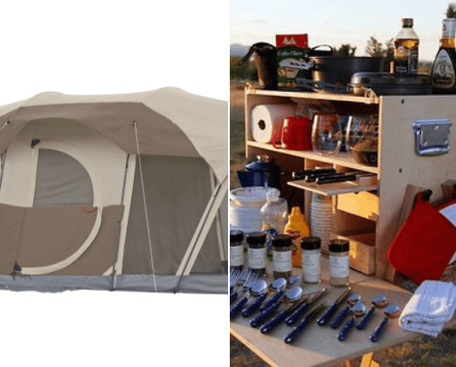 Can not do without these Camping must haves cover photo collage