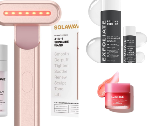 The Ultimate At-Home Glow Up: Viral Skincare Tech cover photo collage