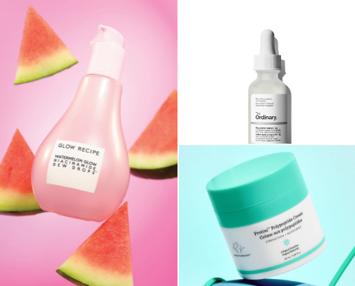 Skin care cover photo collage