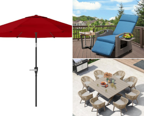 Home patio vibes cover photo collage