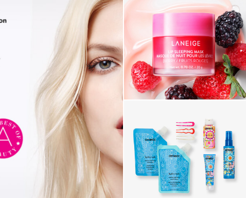 My favorite face and body beauty recs cover photo collage