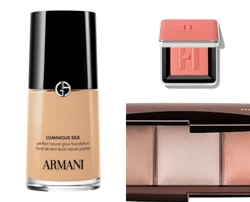 My go-to MAKEUP as an olive-toned girly cover photo collage